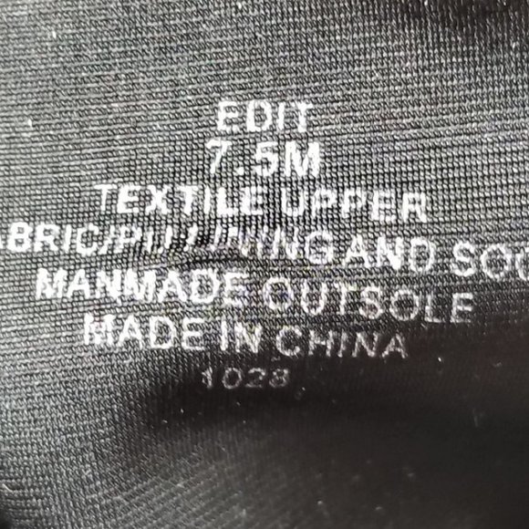 Steve Madden Edit Bootie, Black Textile, Womens Size 7.5 M - Picture 10 of 10